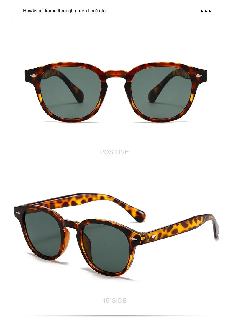 2024 New Vintage Rectangle Sunglasses Men Women Luxury Brand Designer Square Sun Glasses Fashion Men Sun Glasses Oculus UV400