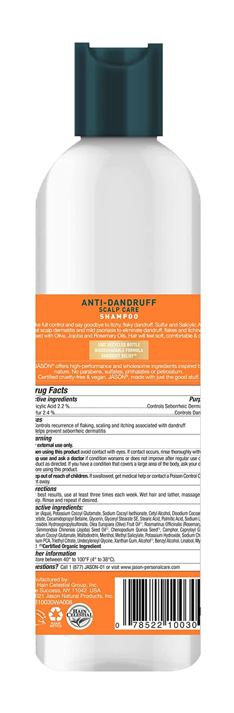 Dandruff Relief Treatment Shampoo, 12 Oz (Packaging May Vary)