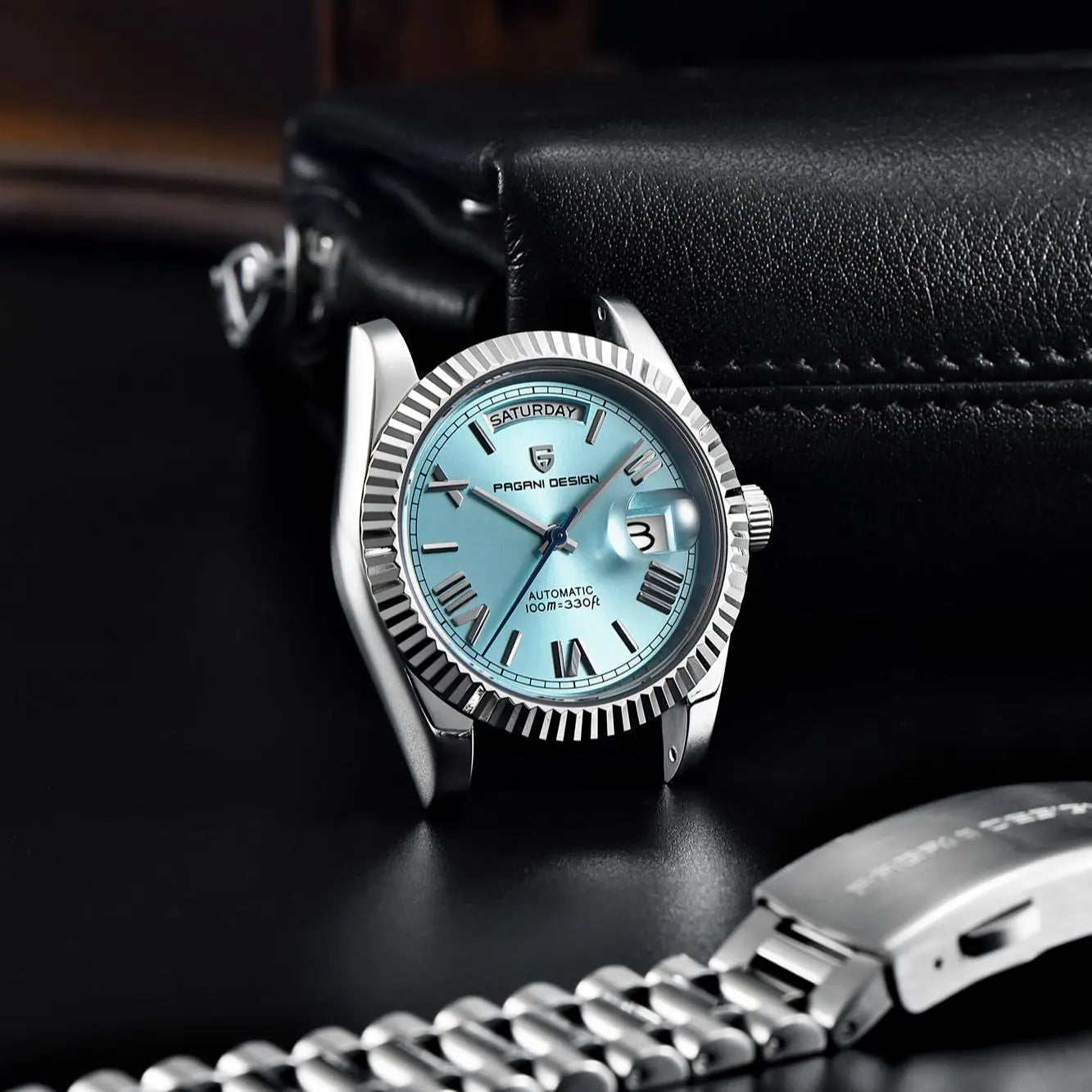 PAGANI DESIGN 2025 New Men's Watches Mechanical Top brand Luxury Automatic Watch For Men AR Sapphire glass Calendar Wrist watch