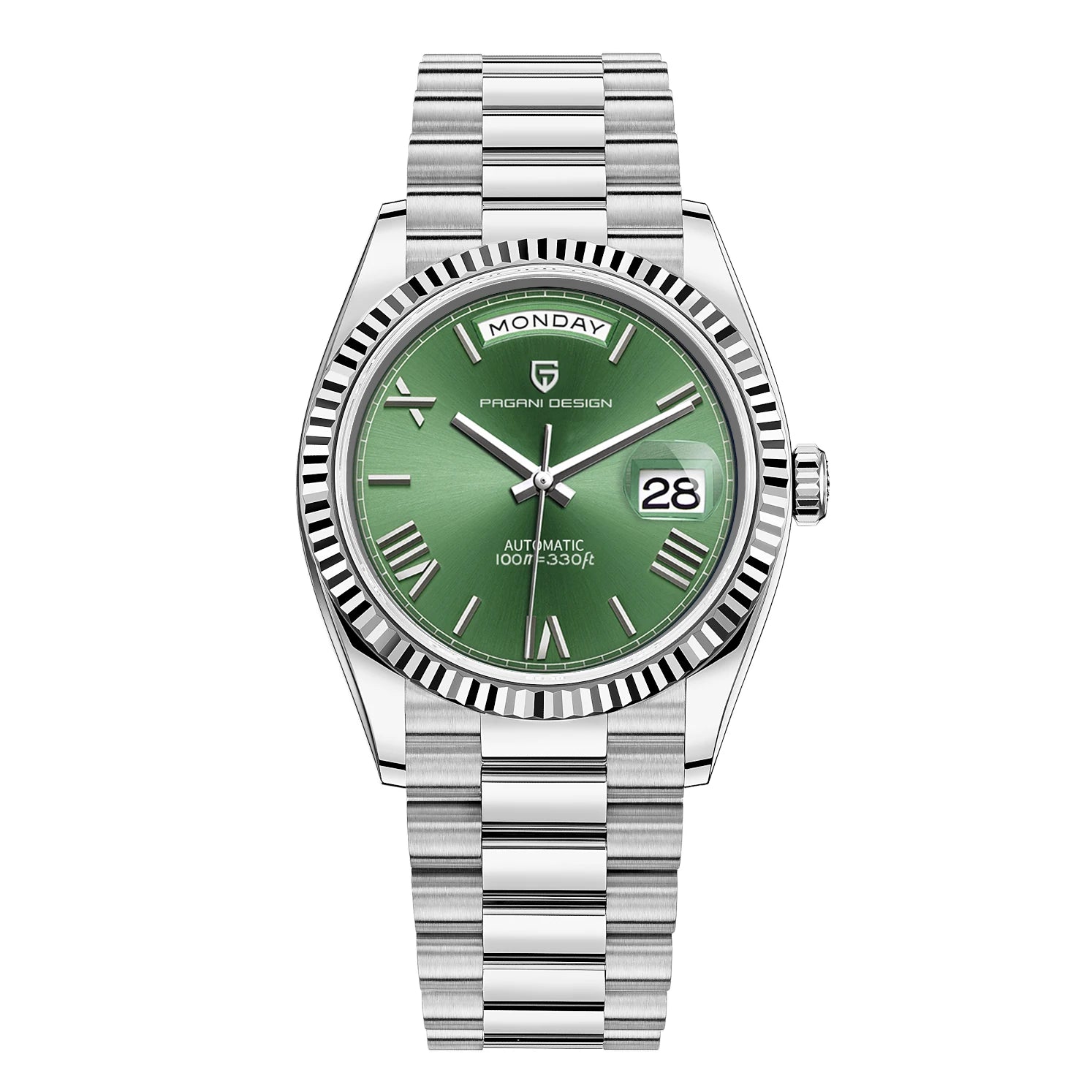 PAGANI DESIGN 2025 New Men's Watches Mechanical Top brand Luxury Automatic Watch For Men AR Sapphire glass Calendar Wrist watch