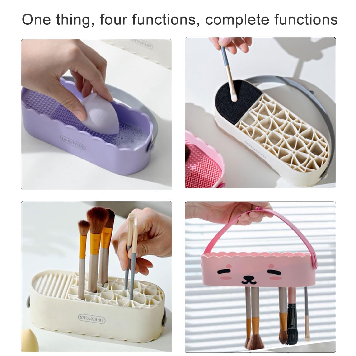 Cosmetic Brushes Makeup Brush Tool Beauty Eggs Cosmetics Storage Box for Beauty Enthusiasts