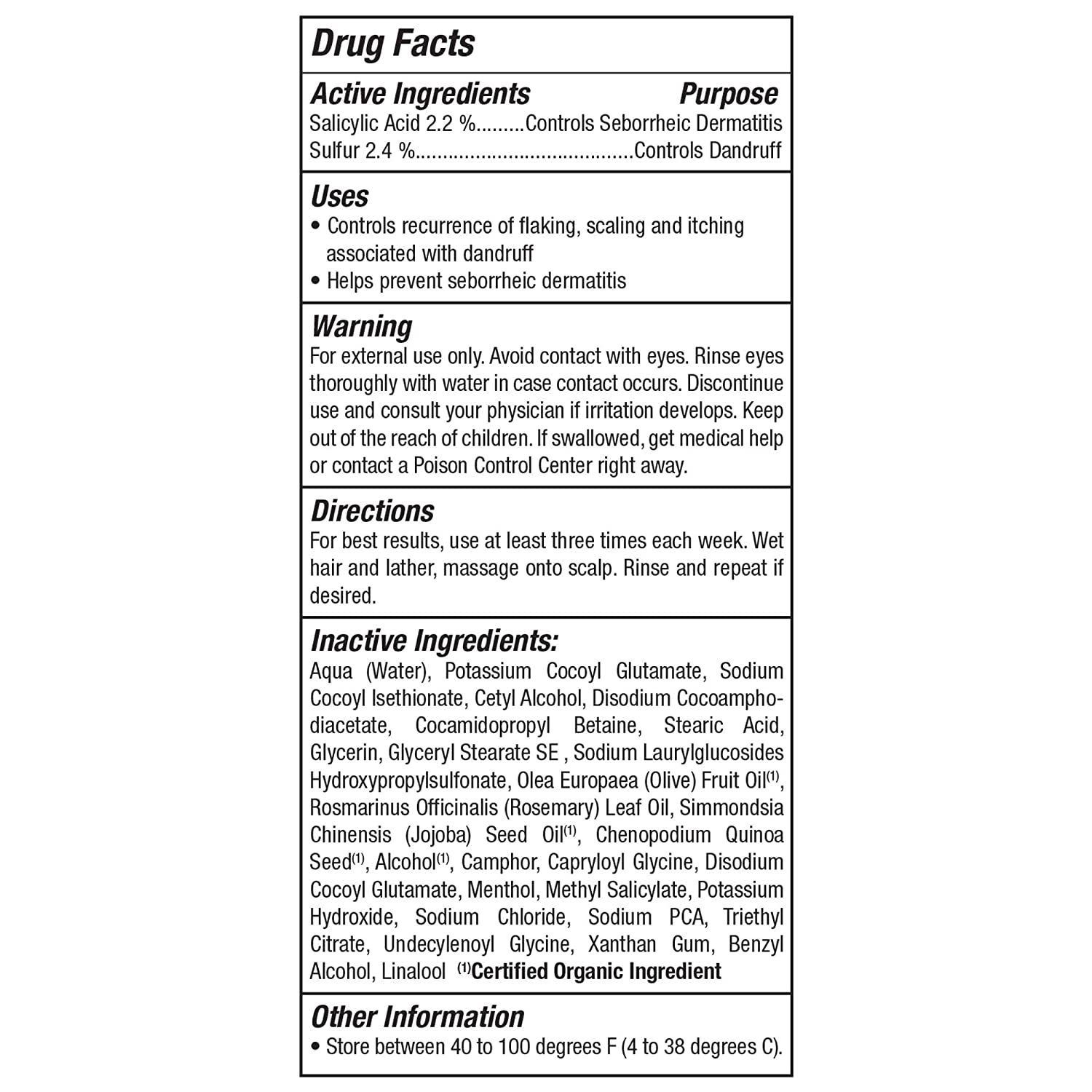 Dandruff Relief Treatment Shampoo, 12 Oz (Packaging May Vary)